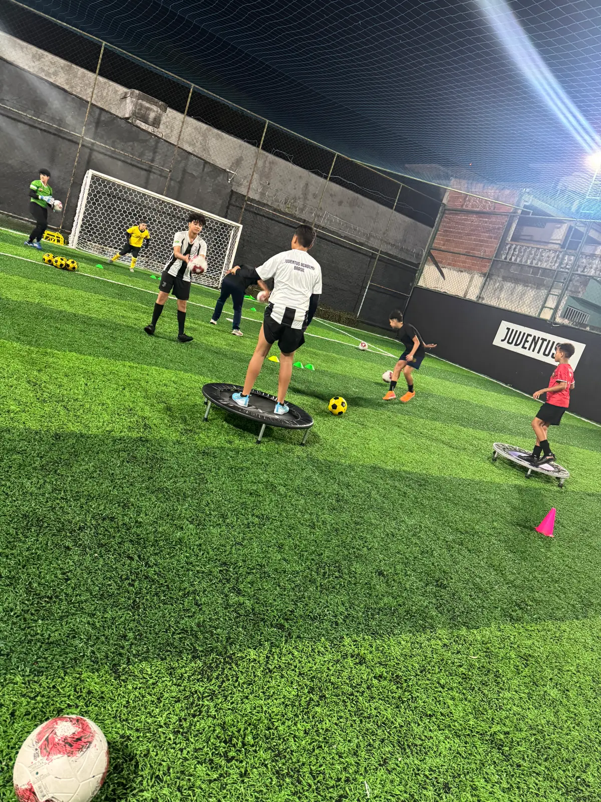 Treino no campo